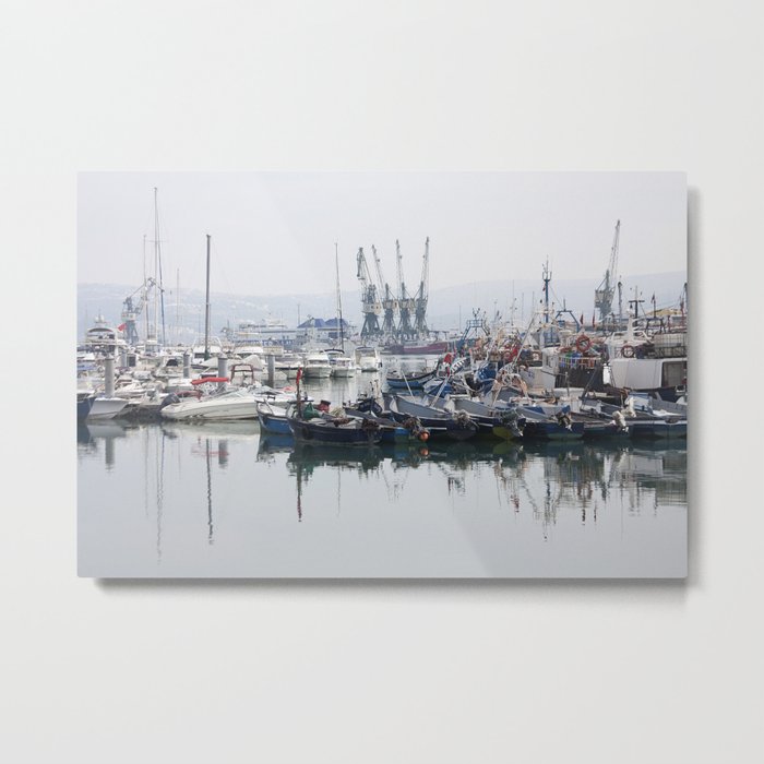 Tangier Docks Metal Print