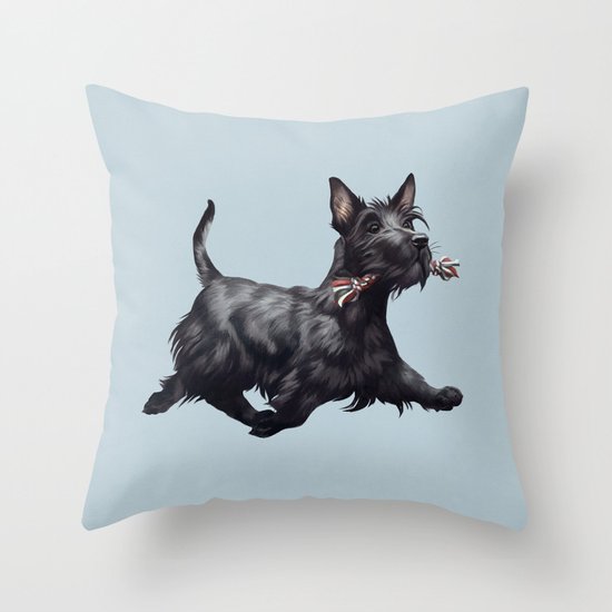 Scottish Terrier Throw Pillow