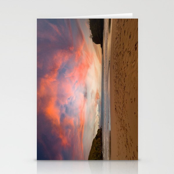 Sunset on the Beach Stationery Cards