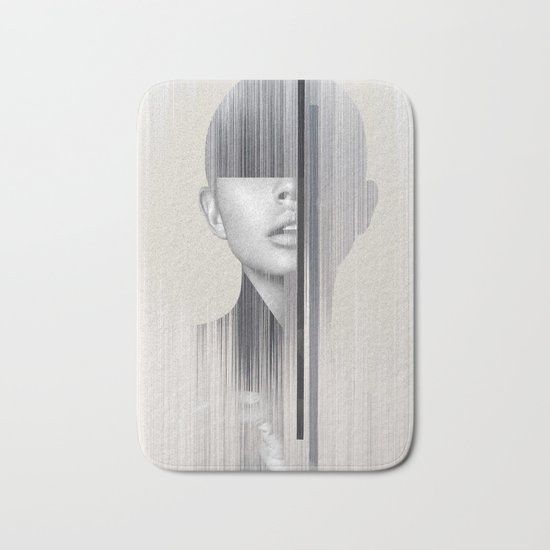 portrait(geometric) Bath Mat