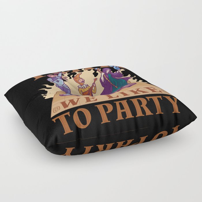 Fantasy Tabletop RPG Party Floor Pillow