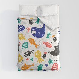 Sea characters Comforter