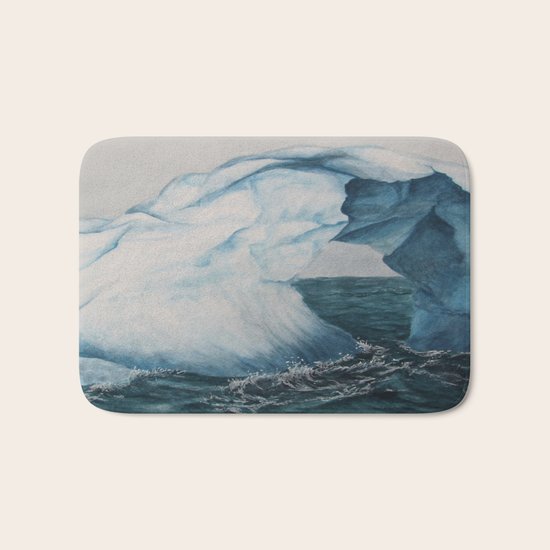 blue Bath Mat