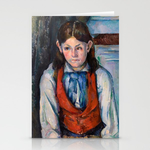Paul Cezanne - Boy in the Red Vest #2 Stationery Cards