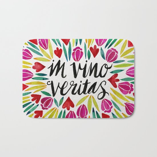 In Vino Veritas Bath Mat