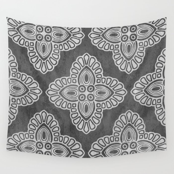 Grey pattern 0007 scale 3 Wall Tapestry