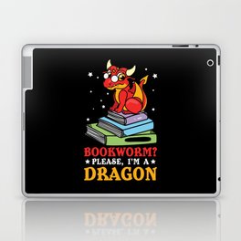 Bookworm? Please I'm A Dragon Laptop Skin