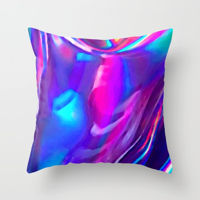 Blurry Purple Throw Pillow