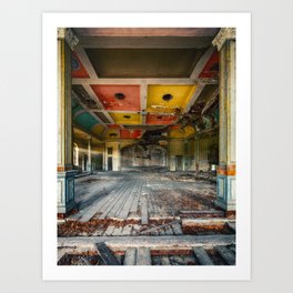 Abandoned Place - The Last Dance Art Print