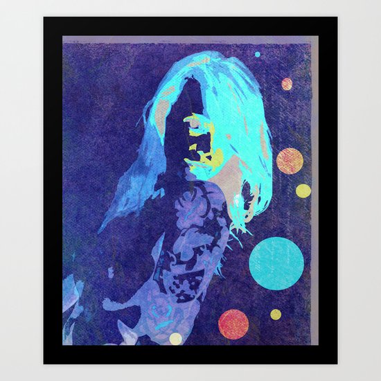 Drawn Beauty Art Print