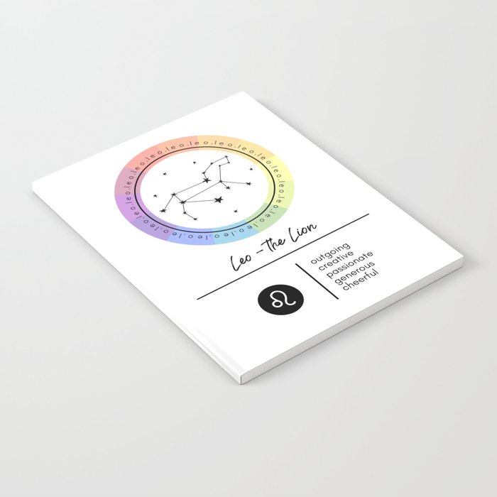 Leo Zodiac | Color Wheel Notebook
