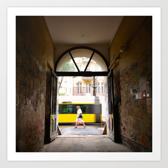 in passing Art Print