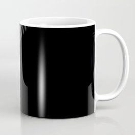 Abstract black and white fine art print / Minimal colander dots Coffee Mug