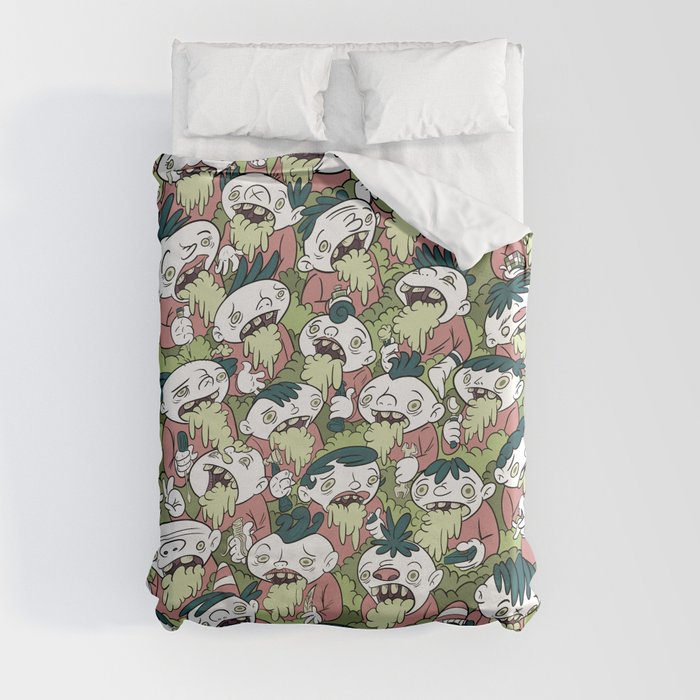 We're All Frothing At The Mouth Duvet Cover