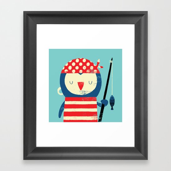 catch of the day Framed Art Print