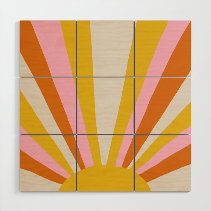 sunshine state of mind Wood Wall Art