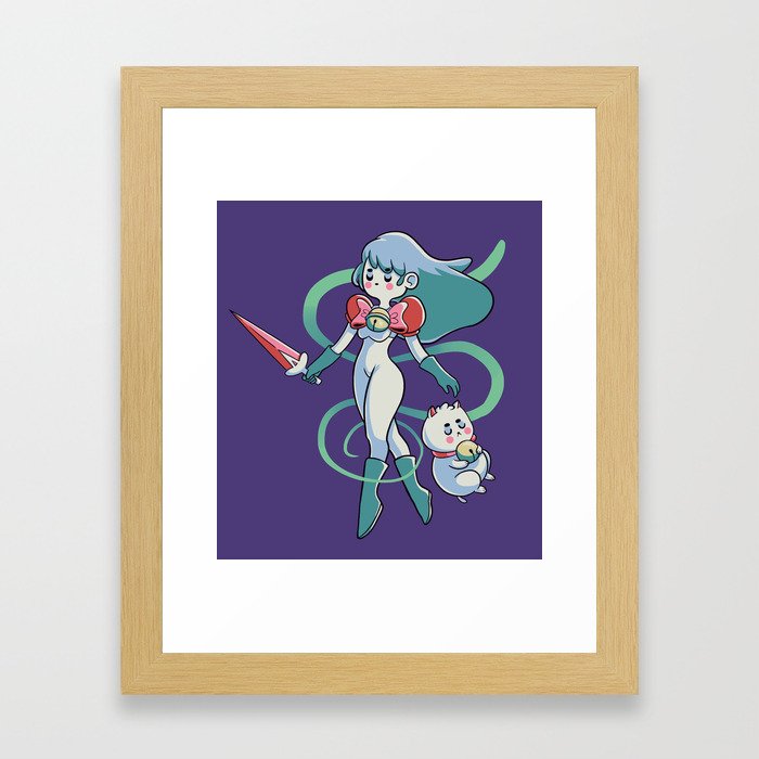 Bee and Puppycat Framed Art Print