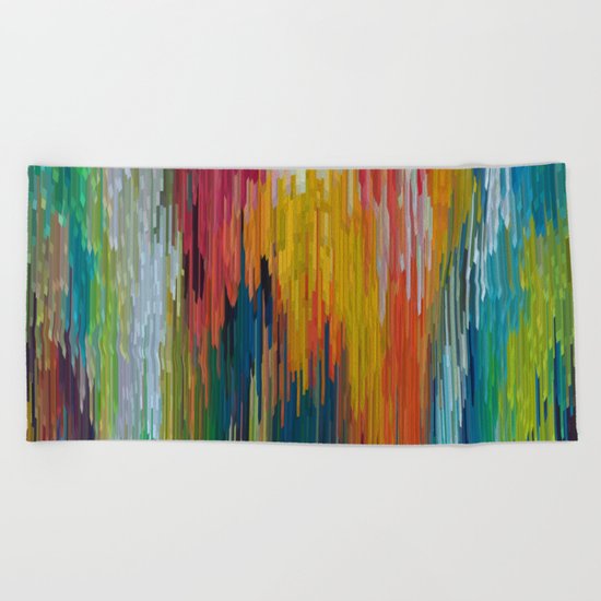 Abstract painting 112 Beach Towel