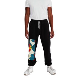 Designer Design Light Multi-Colored Sweatpants