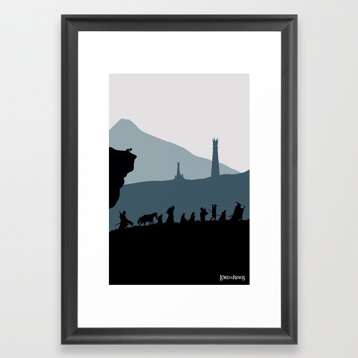 Lord of Rings - Movie Poster Framed Art Print