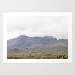 Moody Scottish Highlands | Isle of Skye Landscape Art Print | Travel Photography in Scotland Art Print
