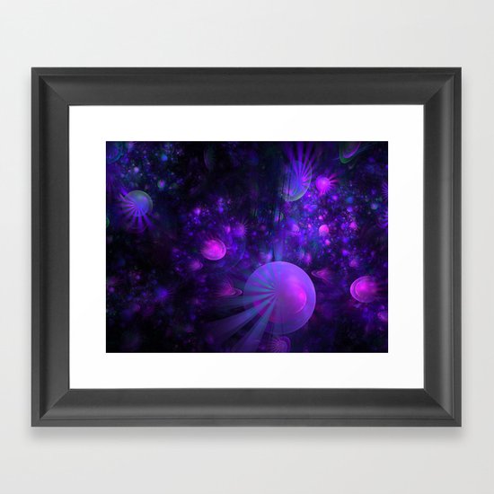 Jellyfish Fields Forever Framed Art Print