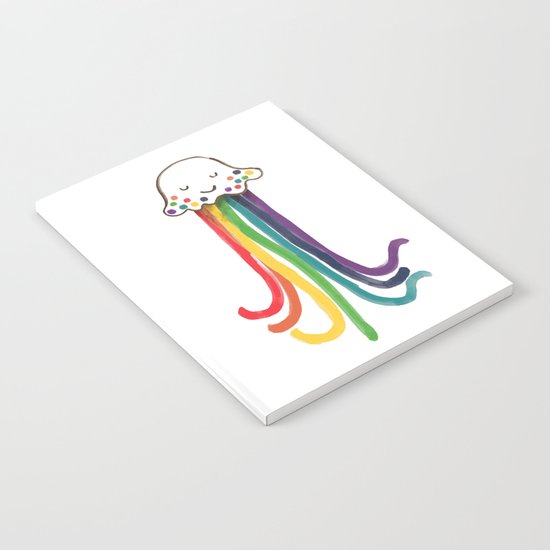 Rainbow Jellyfish Notebook