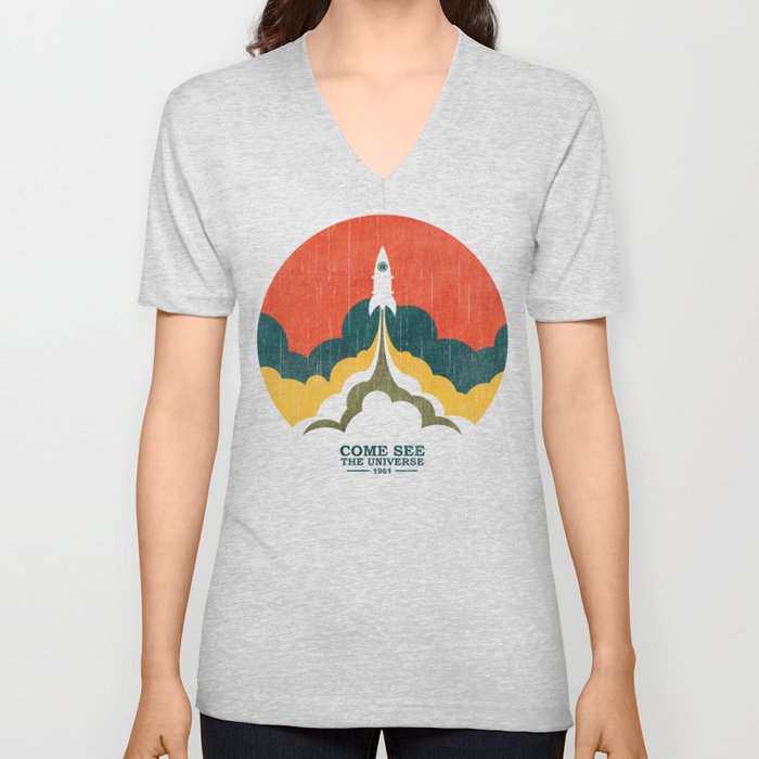 Come See The Universe V Neck T Shirt