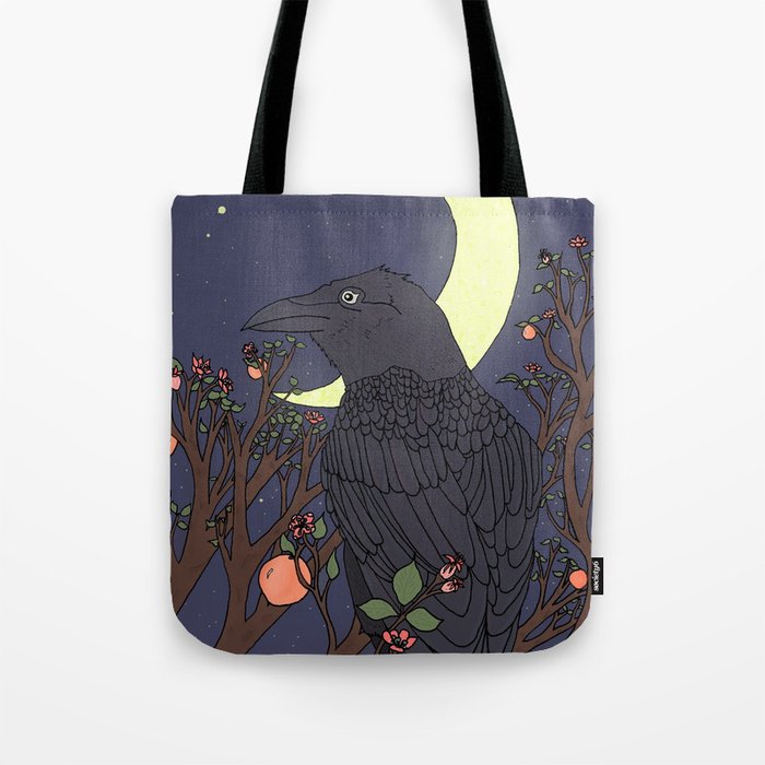 Crow's Night Tote Bag