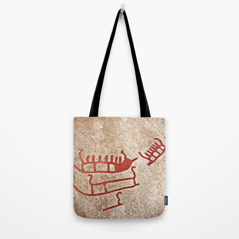 Pictogram At Vitlycke Sweden 6 Tote Bag By Infocus Society6