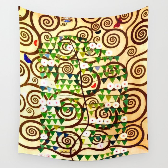 Klimt tree of life tapestry sales