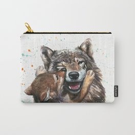 Wolf - Father and Son Carry-All Pouch