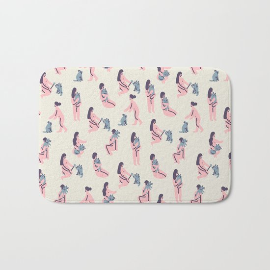 Cats & Girls Bath Mat