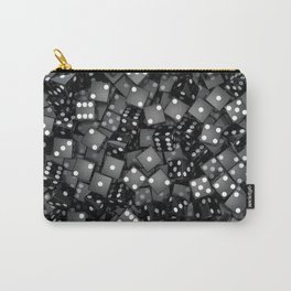 Black dice Carry-All Pouch