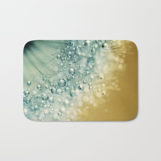 Ocean Blue Dandy Sparkles Bath Mat