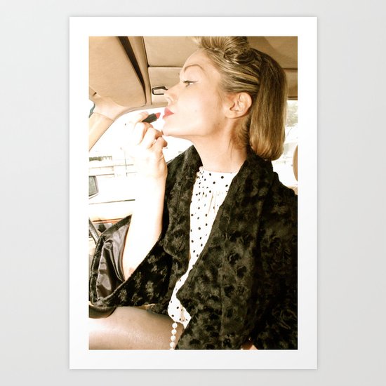 vintage glamour Art Print