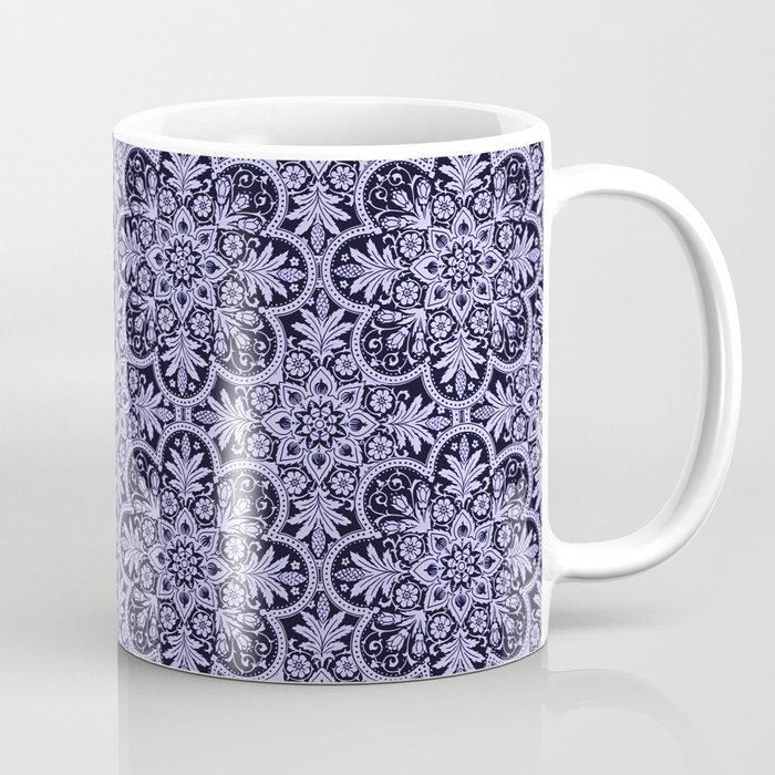 Azulejo Floral Pattern Coffee Mug