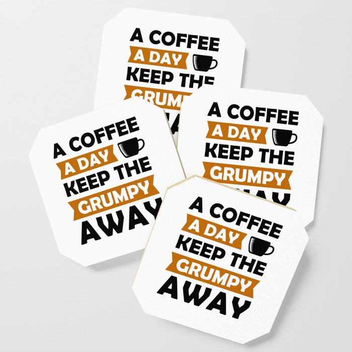 Funny shop coffee coasters