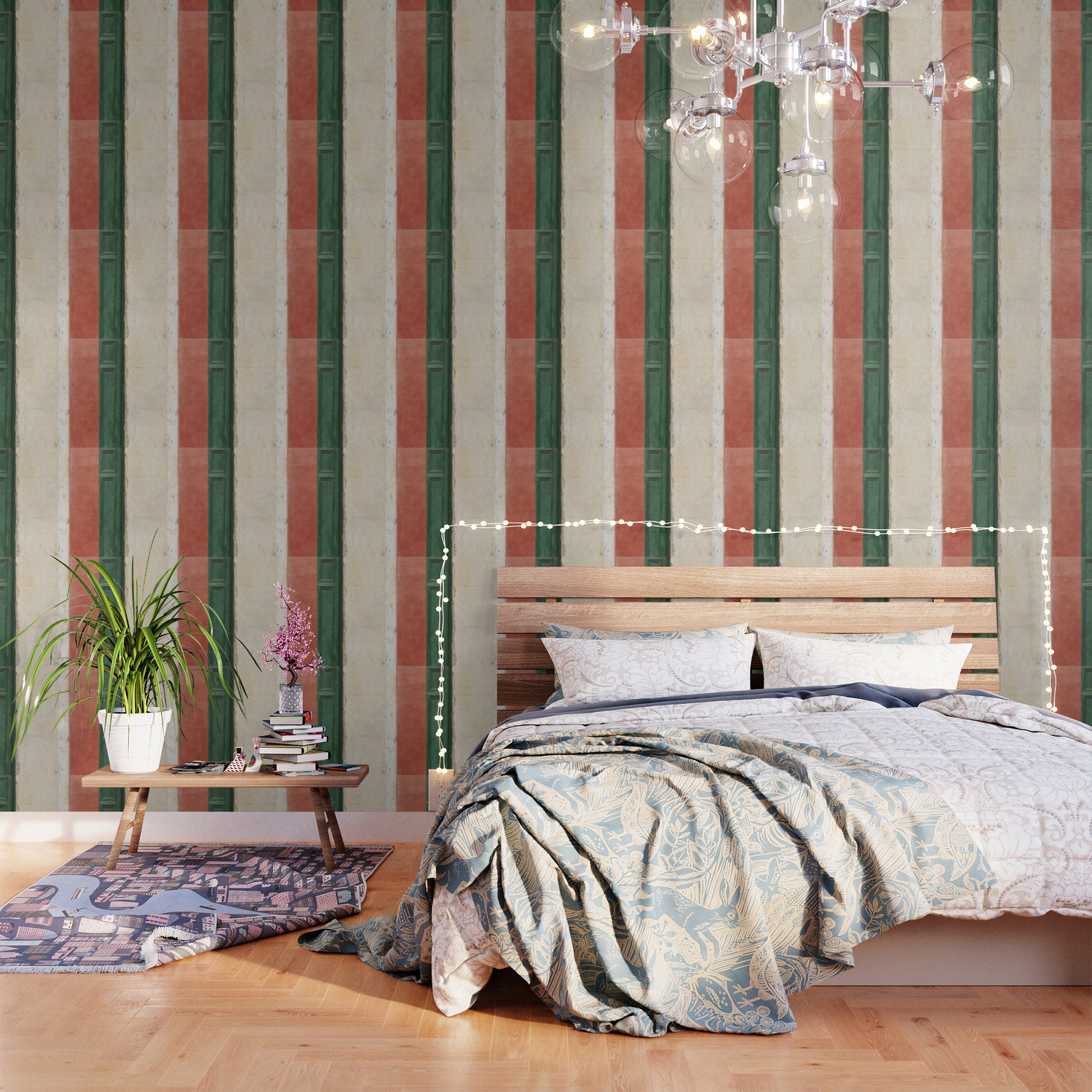 Italian Street Wall Wallpaper By Popartimages Society6
