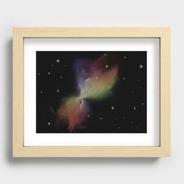 Space Nebula - The Boomerang Recessed Framed Print