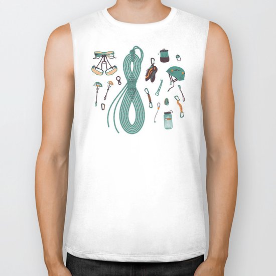 Climbing gear square Biker Tank