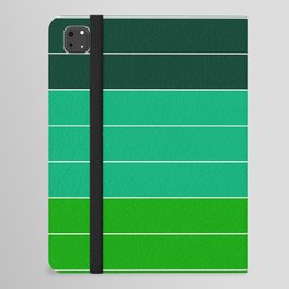 Green Stripe Irish St Patricks day iPad Folio Case