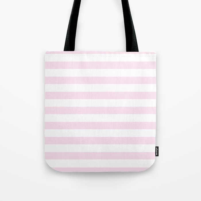 Simply Striped in Desert Rose Pink Tote Bag