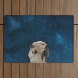 Hippo on the Tropic of Capricorn  Outdoor Rug