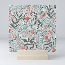 Flower Maze Mini Art Print