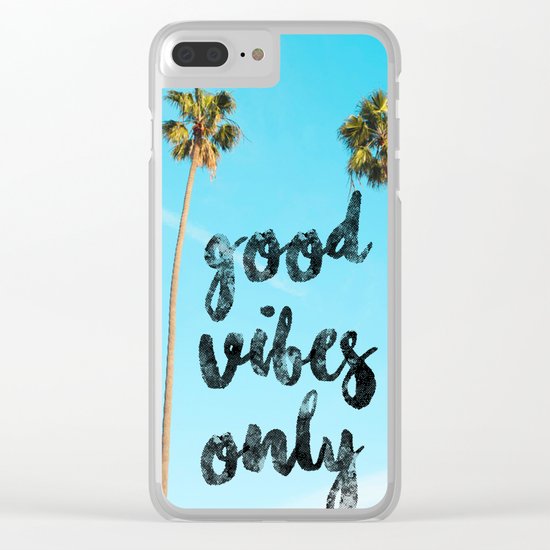 Good LA Vibes Only #society6 #lifestyle Clear iPhone Case