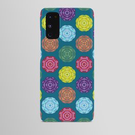 Flowers B Teal Android Case