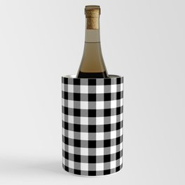 Classic Gingham Black and White - 11 Wine Chiller