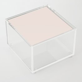 Warm Off White Solid Color Pairs PPG Sandy Beach PPG1072-2 - All One Single Shade Hue Colour Acrylic Box