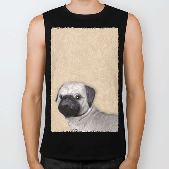 Pug Biker Tank